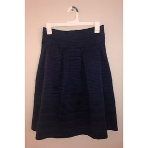 Loft Navy Lace Skirt Size 4P